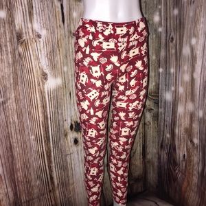 Alice in wonderland leggings by LulaRoe O/S